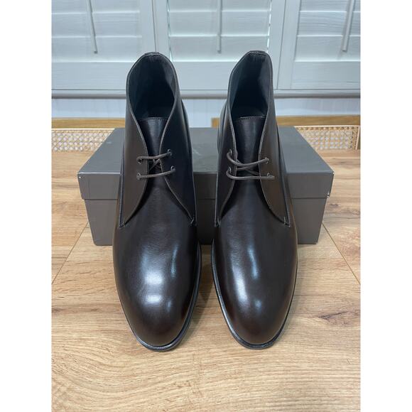 Robert Clergerie Men's Serge-Dese Boots Dark Brown Leather Size 11 US 44 EU NIB - Picture 4 of 13